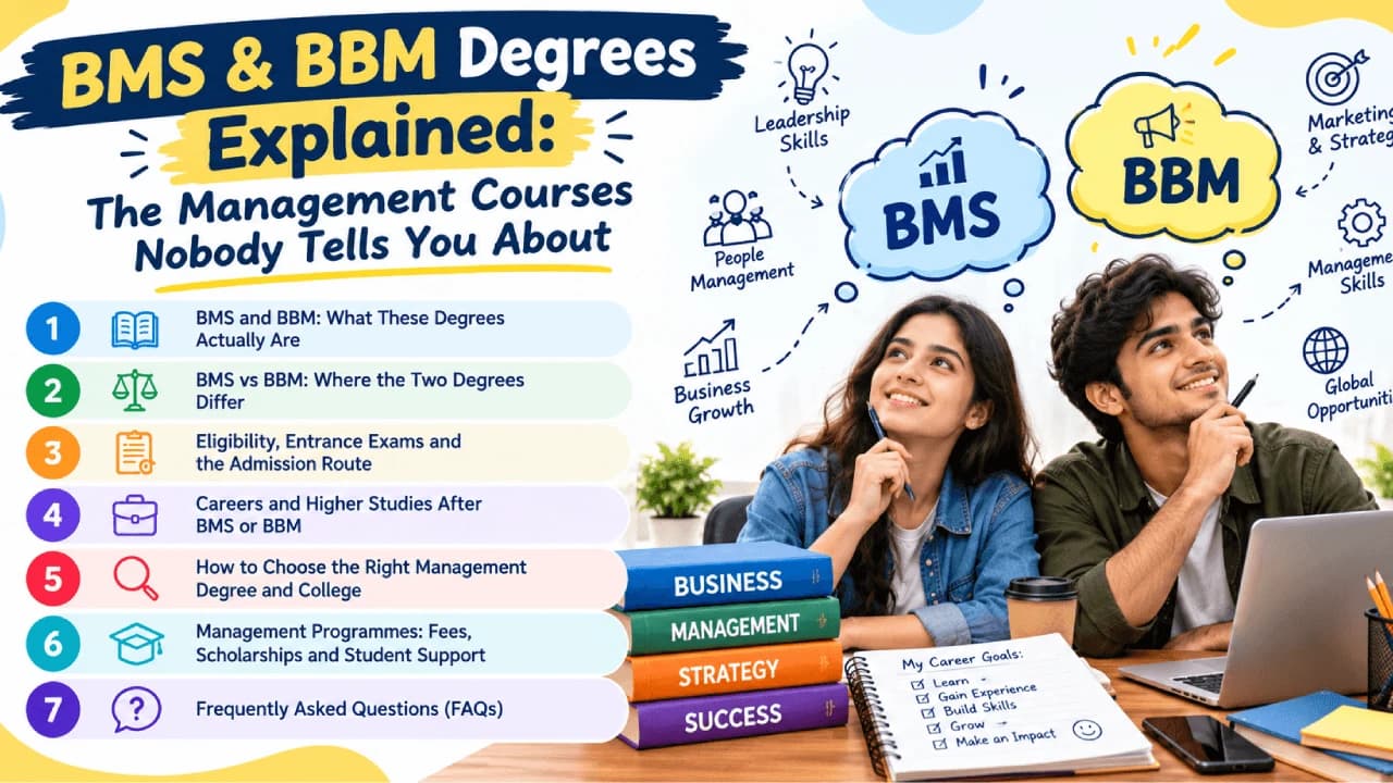 BMS & BBM Degrees Explained: The Management Courses Nobody Tells You About