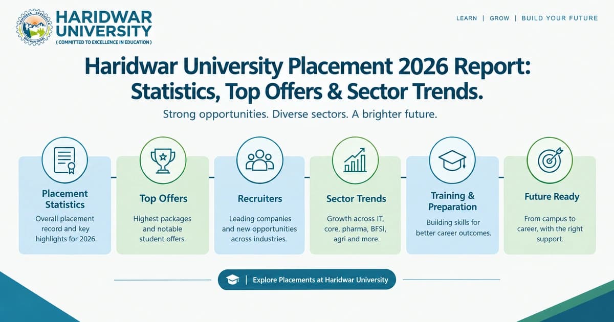 Haridwar University Placement 2026 Report: Verified Statistics, Top Offers & Sector Trends