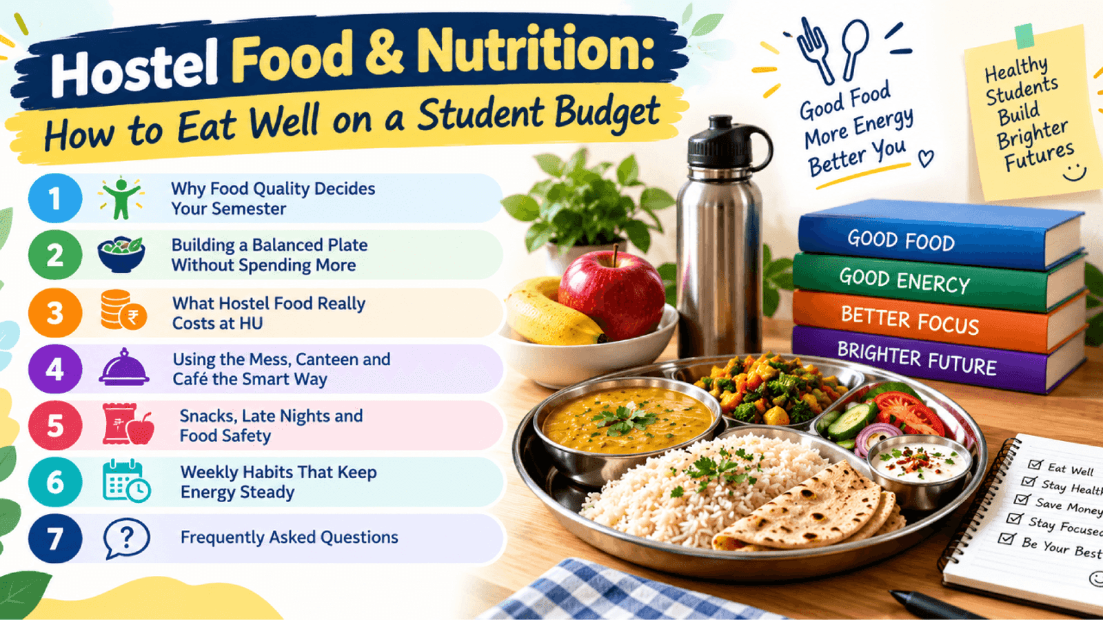 Hostel Food & Nutrition: How to Eat Well on a Student Budget
