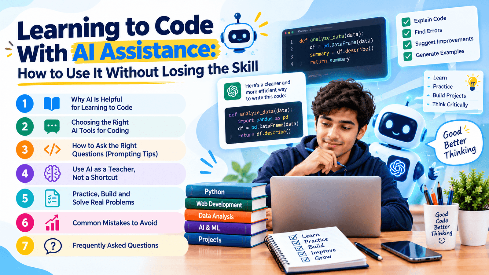 Learning to Code With AI Assistance: How to Use It Without Losing the Skill
