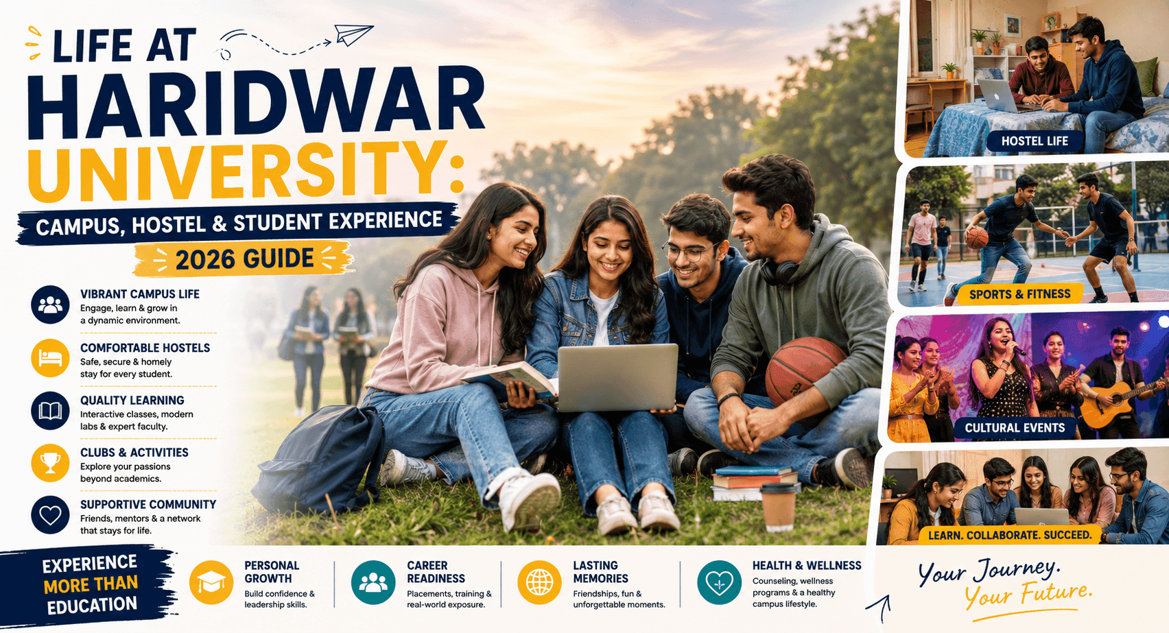 Life at Haridwar University: Campus, Hostel & Student Experience (2026 Guide)