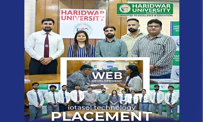 Placement Drive 2026 at Haridwar University with iotasol Technology