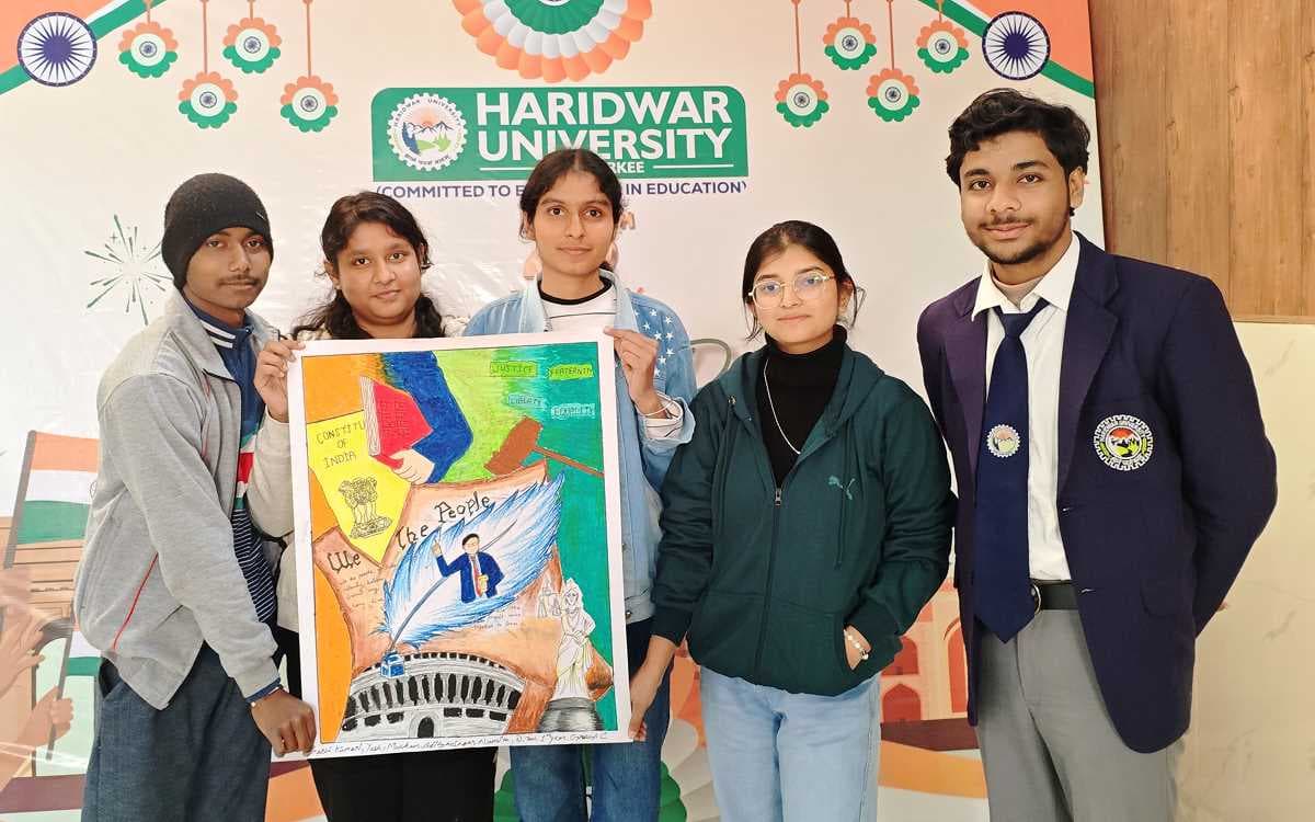 Youth Voters Day Celebration | B.Tech Students at Haridwar University