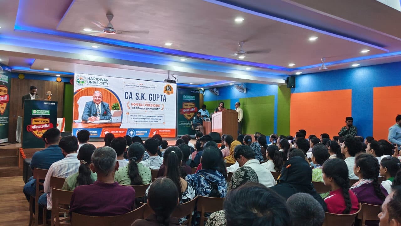 Haridwar University Hosts Grand “Bhavishya Jyoti 2026” Ceremony to Honor Academic Excellence