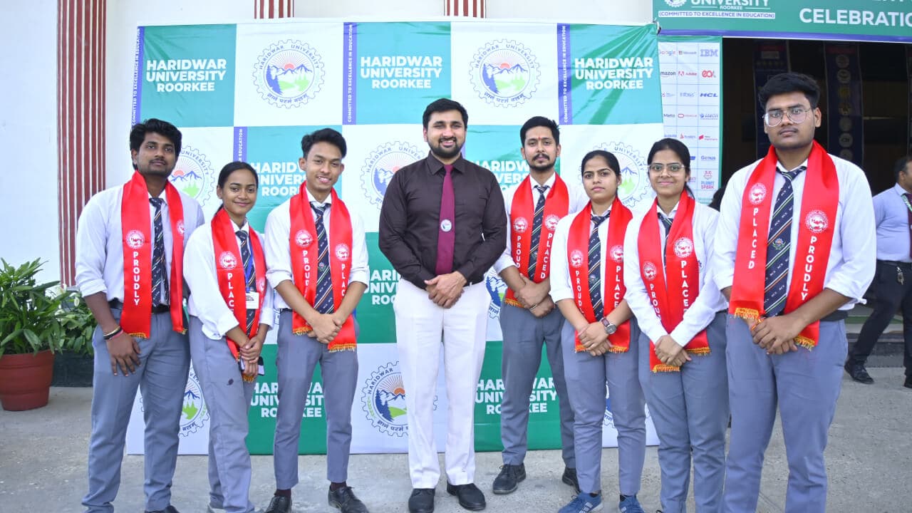Haridwar University Placement Success Celebration 2026