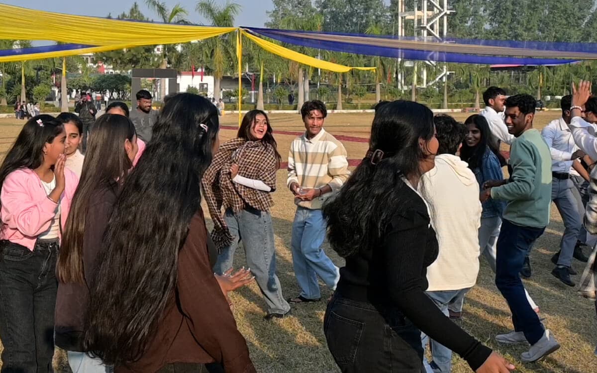 Winter Carnival 2025 Day 01 “Winter Streets” at Haridwar University