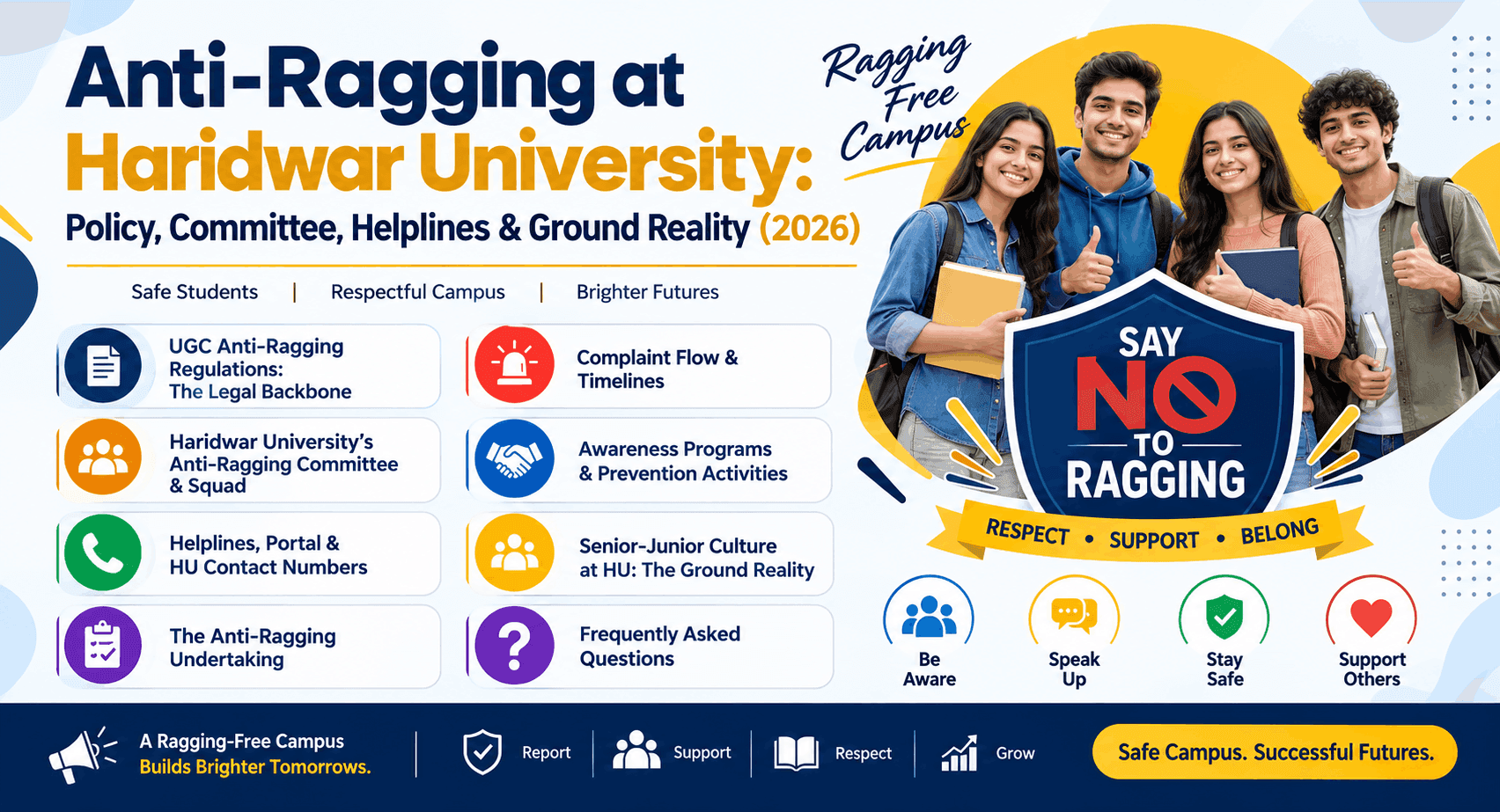 Anti-Ragging at Haridwar University: Policy, Committee, Helplines & Ground Reality (2026)
