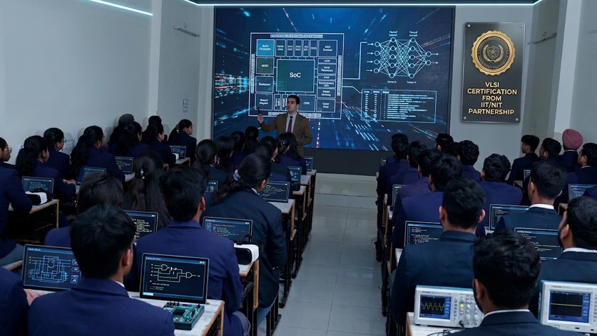 B.Tech. Hons. ECE with AI (VLSI Certification from IIT/NIT)