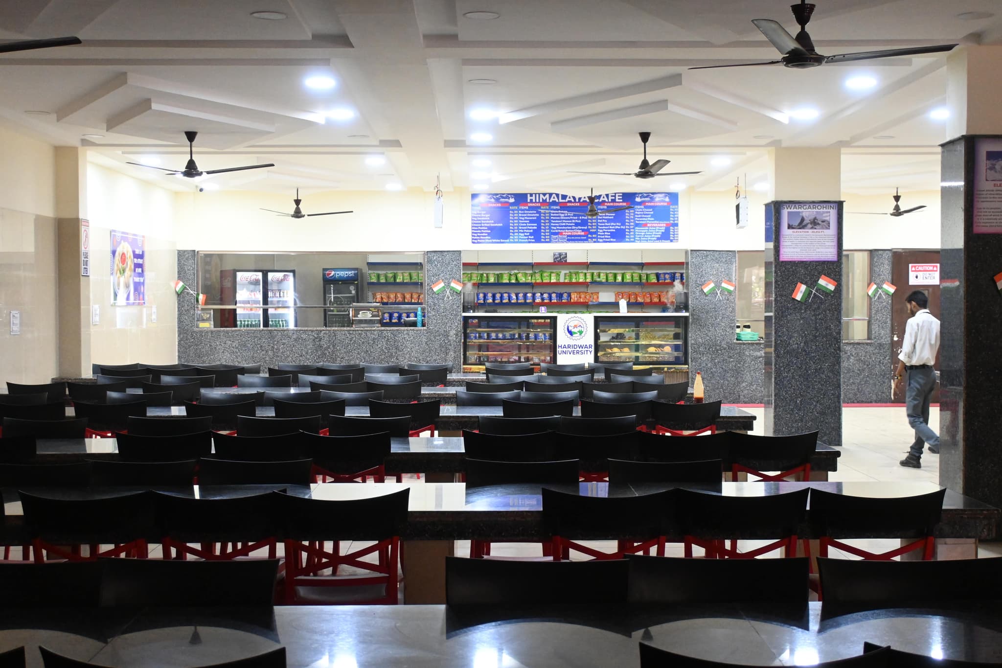 Haridwar University Himalaya Cafe Seating Area