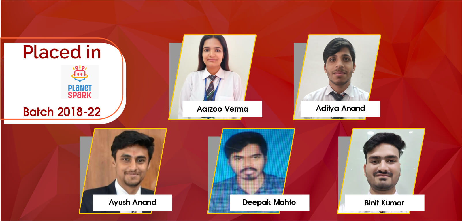 Student placed in top brand company 1